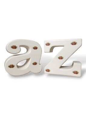 MCM Ceramic Vintage A Z Bookends